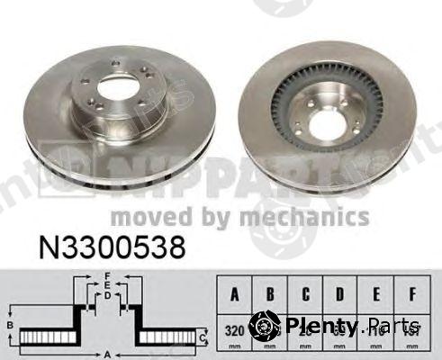  NIPPARTS part N3300538 Brake Disc