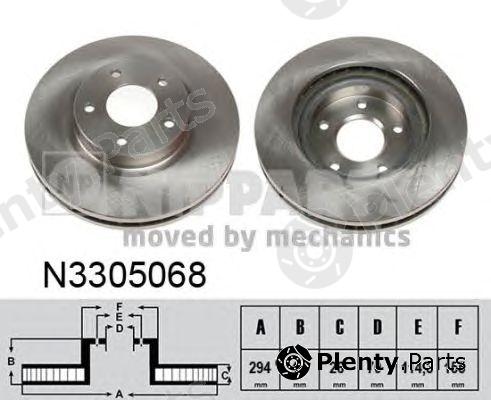  NIPPARTS part N3305068 Brake Disc