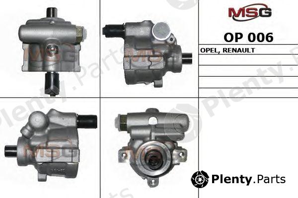  MSG part OP006 Hydraulic Pump, steering system