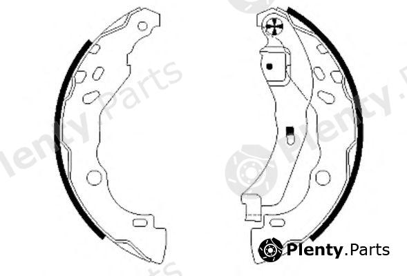  HELLA PAGID part 8DB355002-641 (8DB355002641) Brake Shoe Set