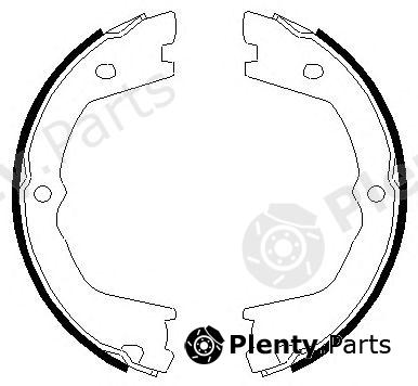  FERODO part FSB658 Brake Shoe Set, parking brake