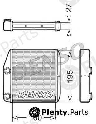  DENSO part DRR09075 Heat Exchanger, interior heating