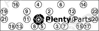  PAYEN part HBS255 Bolt Kit, cylinder head