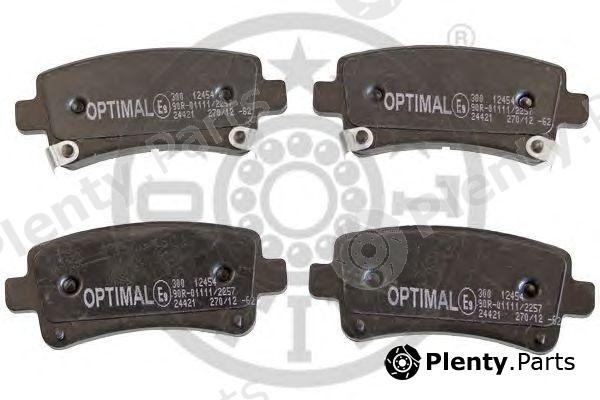  OPTIMAL part 12454 Brake Pad Set, disc brake