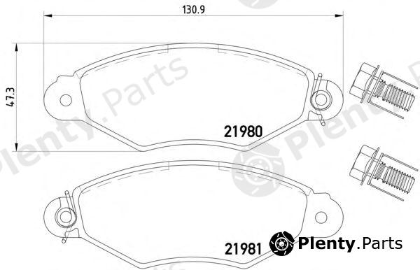  PAGID part T9073 Brake Pad Set, disc brake