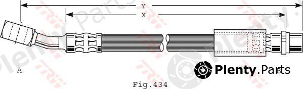  TRW part PHD474 Brake Hose