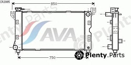  AVA QUALITY COOLING part CR2085 Radiator, engine cooling