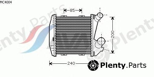  AVA QUALITY COOLING part MC4004 Intercooler, charger