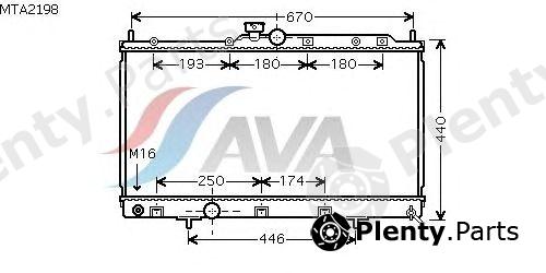  AVA QUALITY COOLING part MTA2198 Radiator, engine cooling