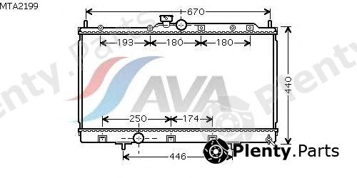  AVA QUALITY COOLING part MTA2199 Radiator, engine cooling