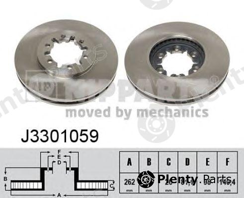  NIPPARTS part J3301059 Brake Disc