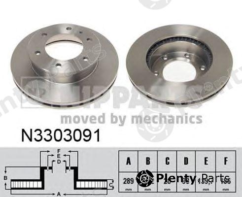  NIPPARTS part N3303091 Brake Disc