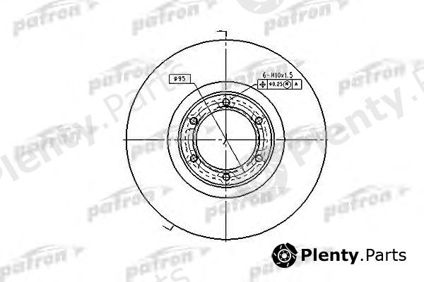  PATRON part PBD1002 Brake Disc