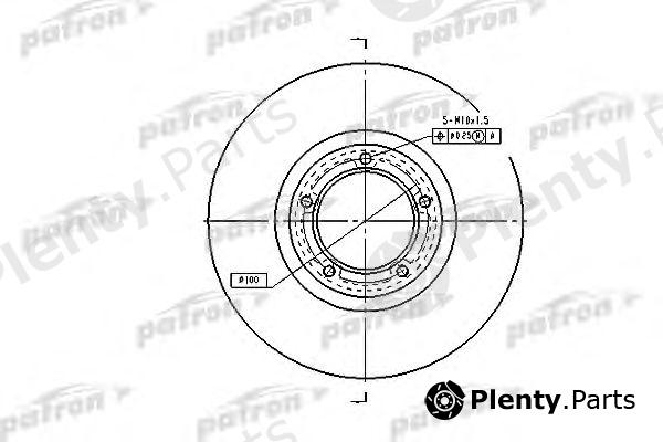  PATRON part PBD1622 Brake Disc