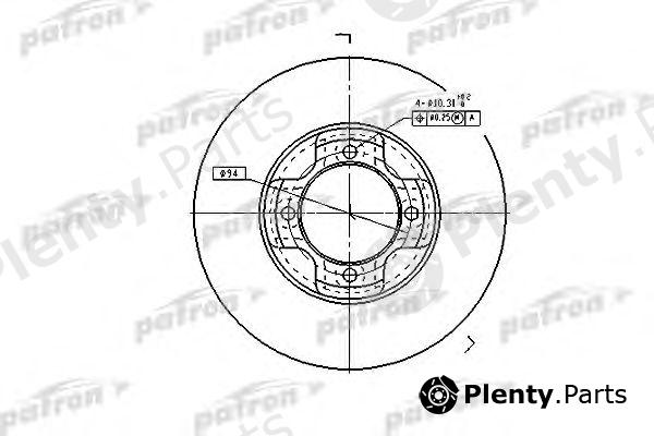  PATRON part PBD1964 Brake Disc