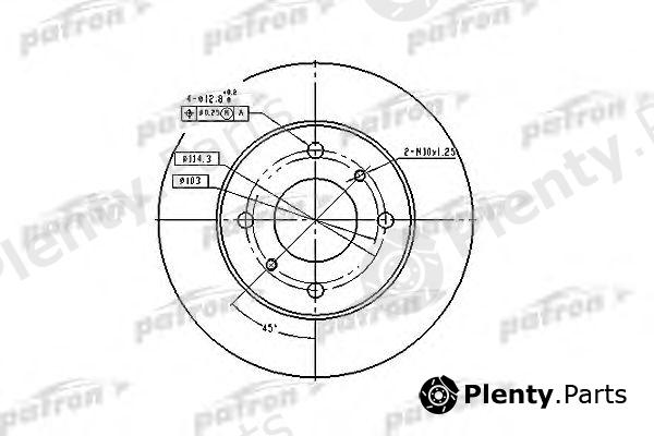  PATRON part PBD2591 Brake Disc