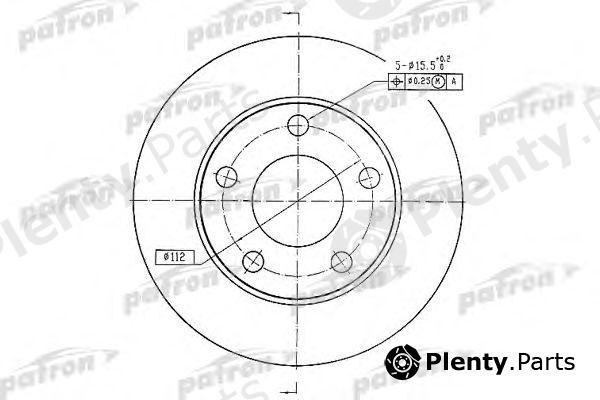  PATRON part PBD2666 Brake Disc