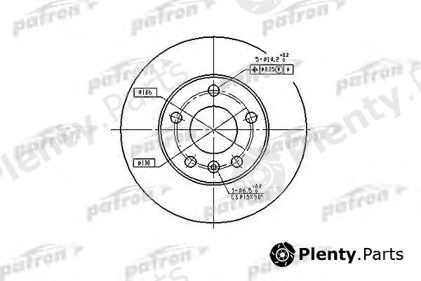  PATRON part PBD4051 Brake Disc