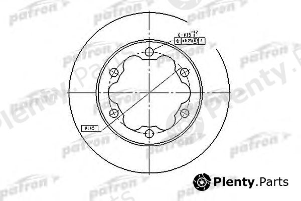  PATRON part PBD4089 Brake Disc