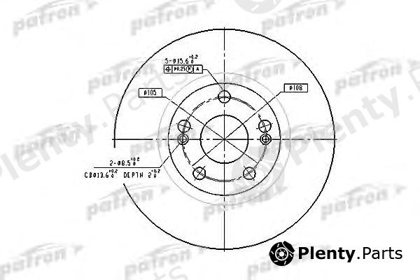 PATRON part PBD4109 Brake Disc