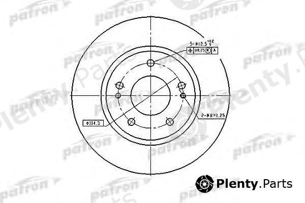  PATRON part PBD4494 Brake Disc