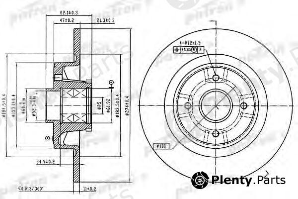  PATRON part PBD7010 Brake Disc