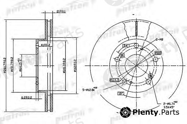  PATRON part PBD7195 Brake Disc