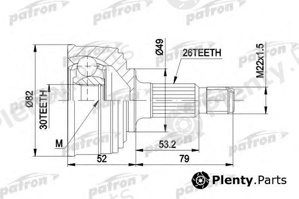  PATRON part PCV1054 Joint Kit, drive shaft