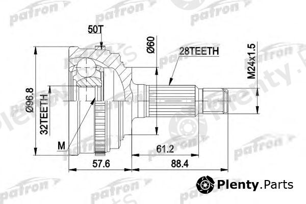  PATRON part PCV1131A Joint Kit, drive shaft