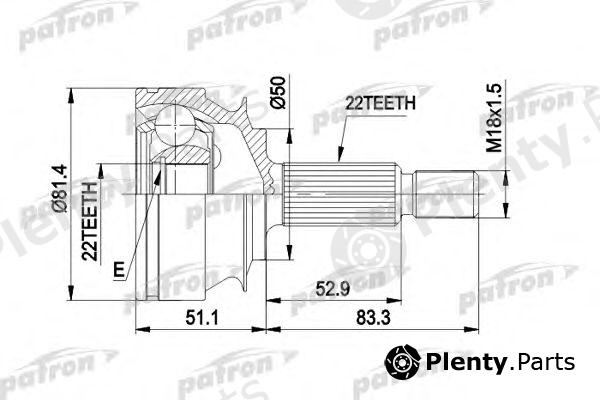 PATRON part PCV1273 Joint Kit, drive shaft