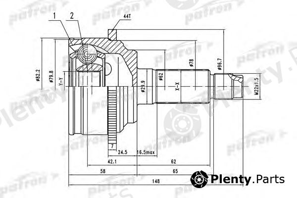  PATRON part PCV1525 Joint Kit, drive shaft