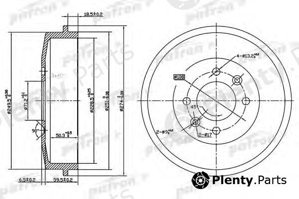  PATRON part PDR1126 Brake Drum