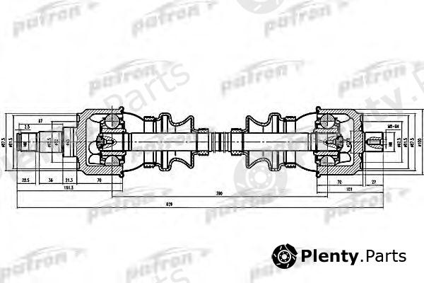  PATRON part PDS1092 Drive Shaft