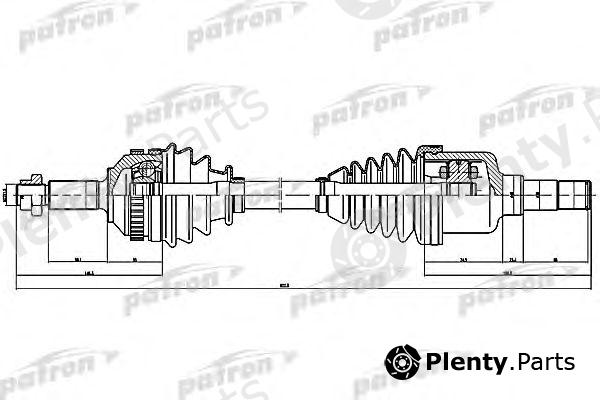  PATRON part PDS1257 Drive Shaft