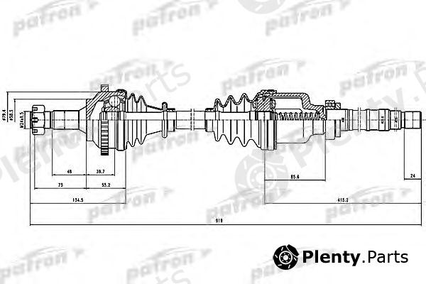  PATRON part PDS1562 Drive Shaft