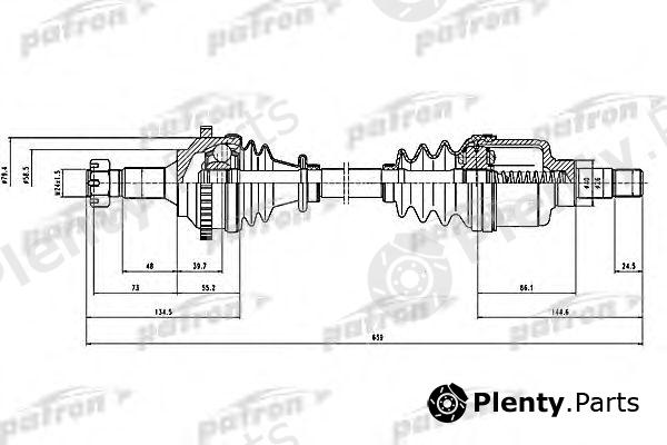  PATRON part PDS1563 Drive Shaft