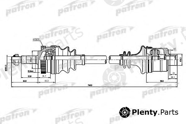  PATRON part PDS1595 Drive Shaft
