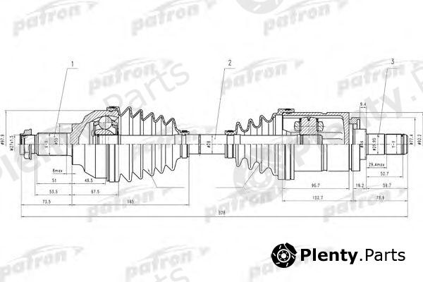  PATRON part PDS4620 Drive Shaft