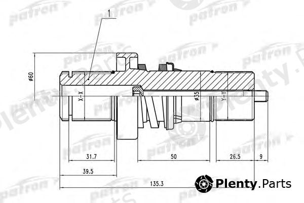  PATRON part PDSV025 Drive Shaft