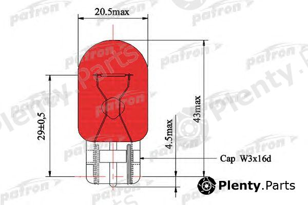  PATRON part PLWY21W Bulb, indicator