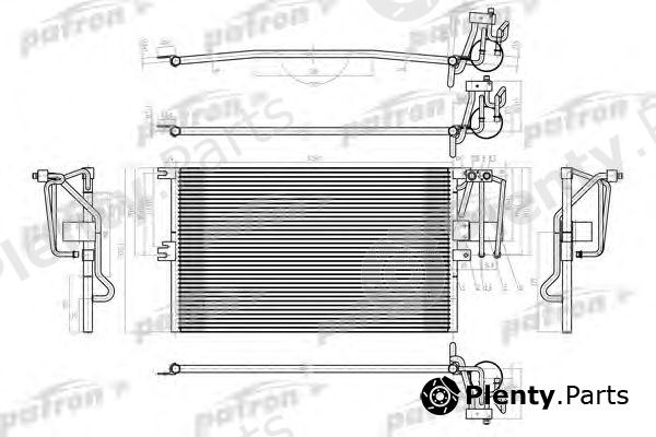  PATRON part PRS1040 Condenser, air conditioning