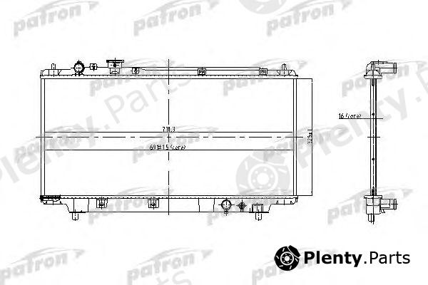  PATRON part PRS3442 Radiator, engine cooling