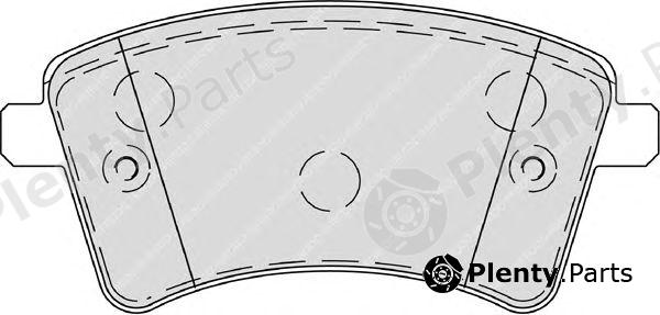  FERODO part FDB4256 Brake Pad Set, disc brake