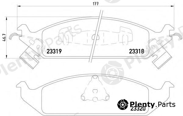  MINTEX part MDB1784 Brake Pad Set, disc brake