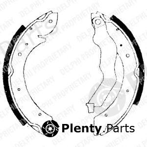  DELPHI part LS1714 Brake Shoe Set