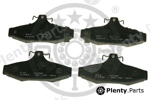  OPTIMAL part 10156 Brake Pad Set, disc brake