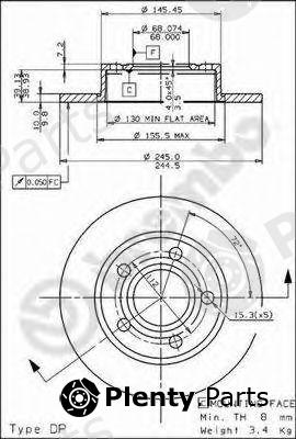  BREMBO part 08.5775.11 (08577511) Brake Disc