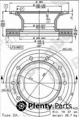  BREMBO part 09.7383.20 (09738320) Brake Disc