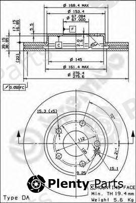  BREMBO part 09.8680.11 (09868011) Brake Disc