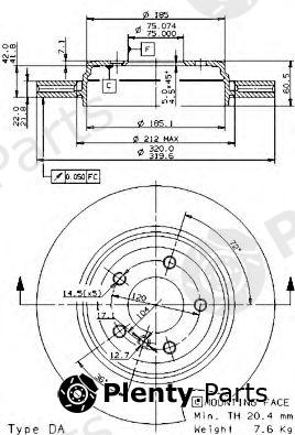  BREMBO part 09.9590.11 (09959011) Brake Disc